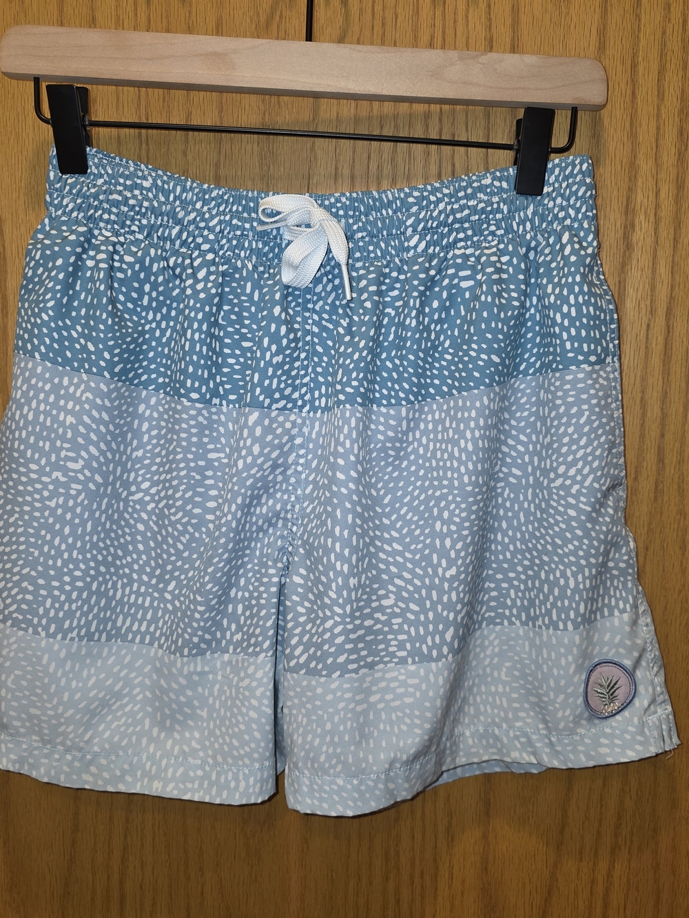 chubbies Light Blue & White Speckle Hybrid Shorts